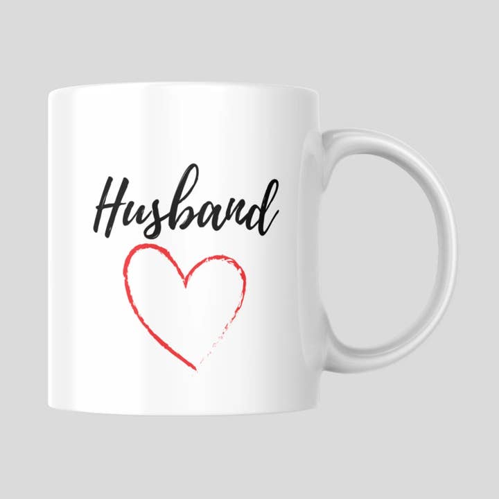 Ceramic Husband Mug - 11oz for wholesale by Spotty Sketches