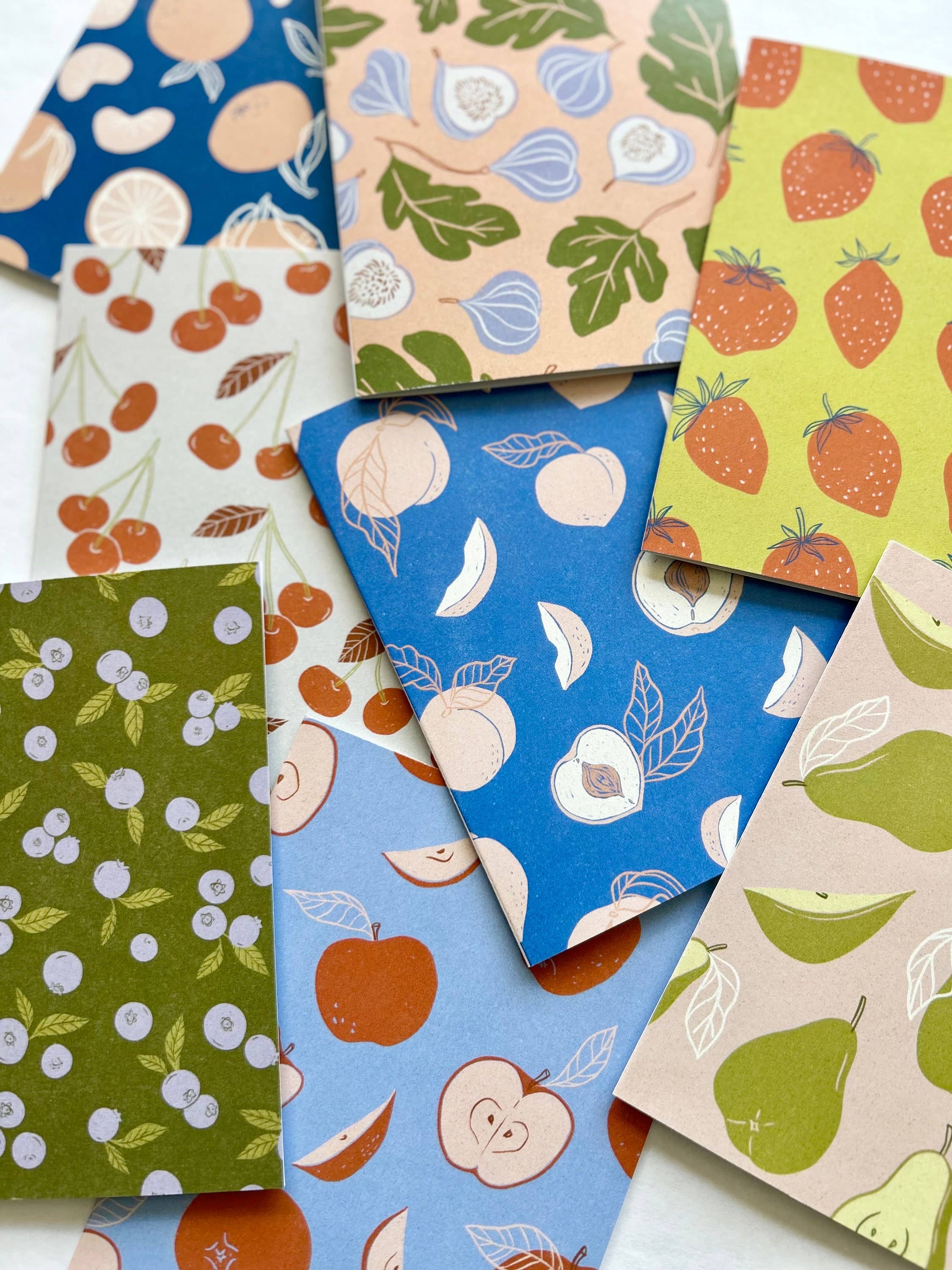 Chelsea Calkins Design - Venta al por mayor Conjunto de papelería y tarjetas - Juego de Tarjetas Variadas de Puesto de Frutas - 8 Tarjetas con Sobres3