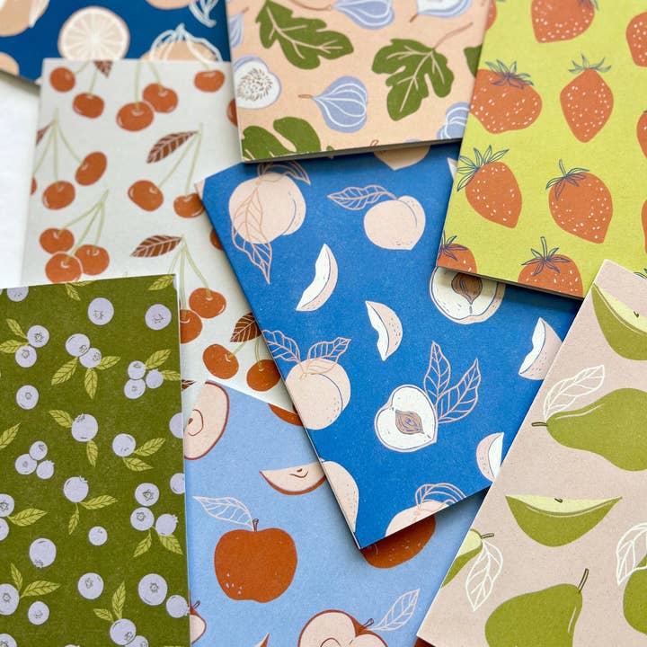 Chelsea Calkins Design - Wholesale Stationery/Notecard Set - Fruit Stand Assorted Card Set - 8 Cards with Envelopes3