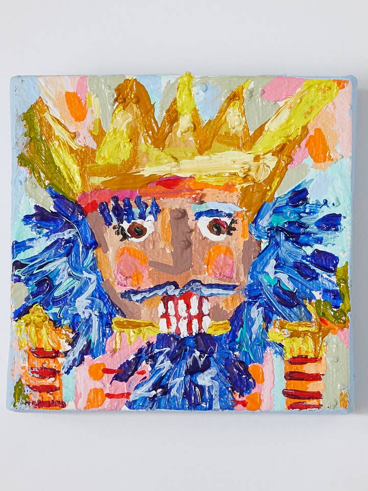 Klaus Mini Nutcracker Painting for wholesale by Court&Co.