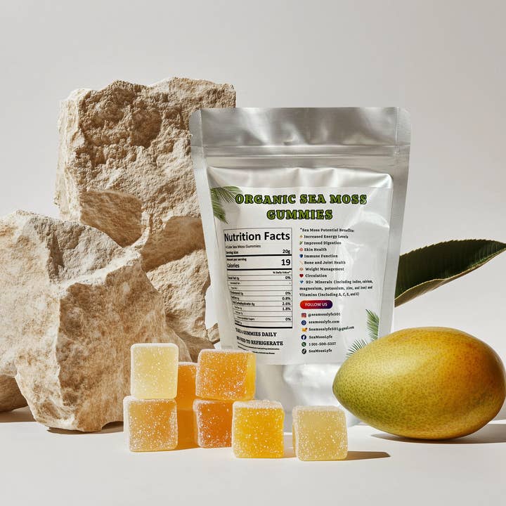 Tropical Tides Sea Moss Gummies 120 pack **30 Day Supply** for wholesale by Sea Moss Lyfe