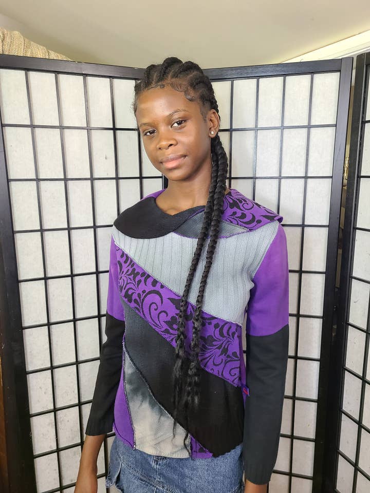 Bejewled Cowl Neck Pullover for wholesale by IWANCIW functional funware