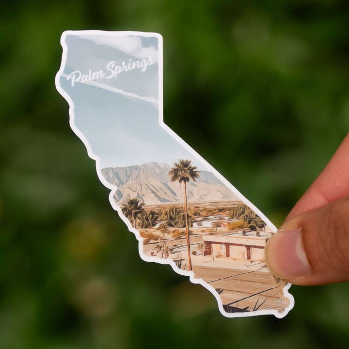 Palm Springs, CA Sticker for wholesale by Little Comfy Goods