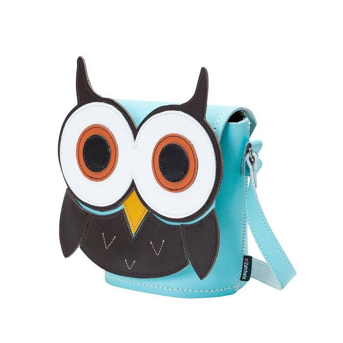 Zatchels - Vente Sac à bandoulière – femme - Farley Sac à main en cuir Hibou1
