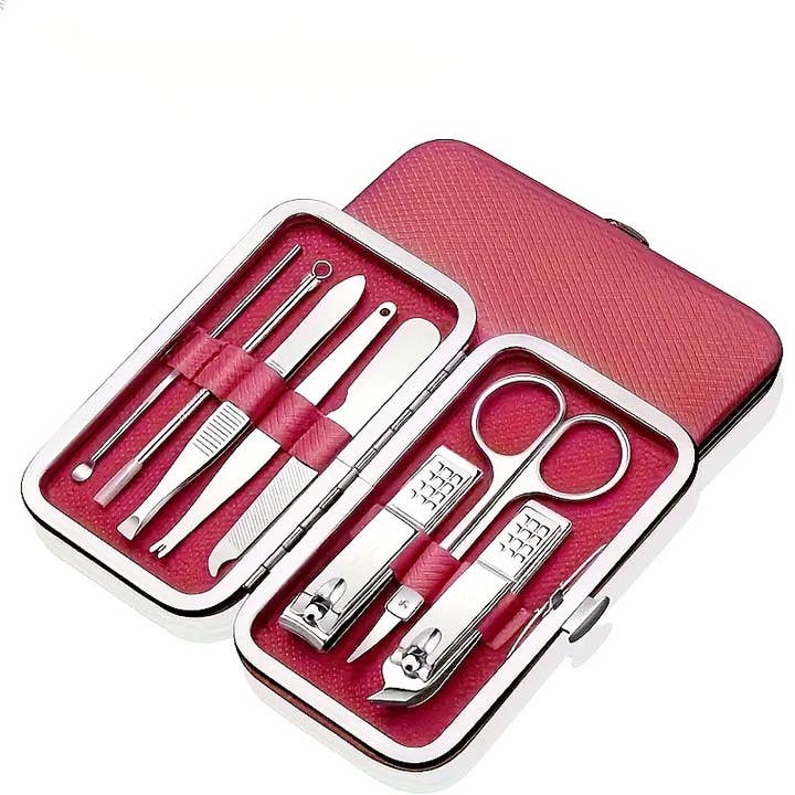 Diacly - Wholesale Nailcare Set - 8 Pieces Manicure Pedicure Set Nail Clipper Cutter Files