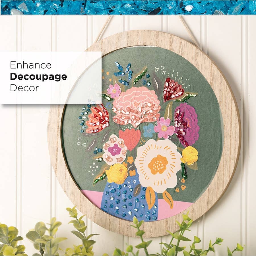 Plaid Crafts - Wholesale Craft Supplies - Fragment Effects™ Framed Circle Surface, 10" Diameter5