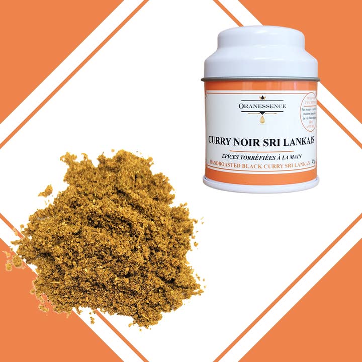 Oranessence - Vendita all'ingrosso Spezie essiccate - Curry nero dello Sri Lanka (tostato) (scatola da 45 g)