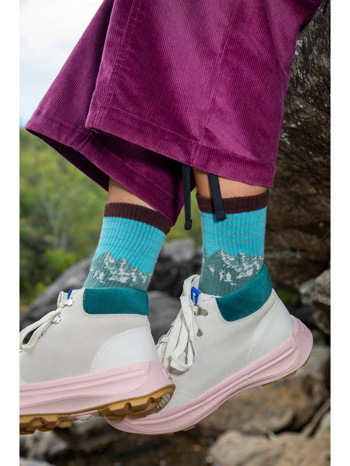Evergreen Alpine Summit Sock for wholesale on Faire