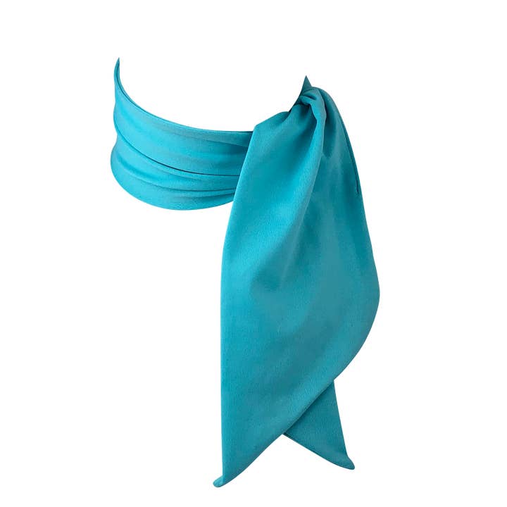 Bufanda de enfriamiento multifunción de color liso - Turquesa para venta al por mayor de Bani Bands Headbands