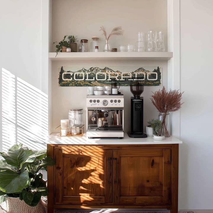 Colorado Felt Banner for wholesale by Benoit's Design Co.