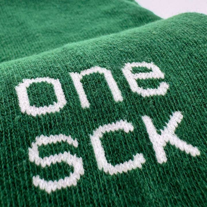 ONESCK - Wholesale Socks - Unisex - Dark Green Organic Cotton Crew Socks7