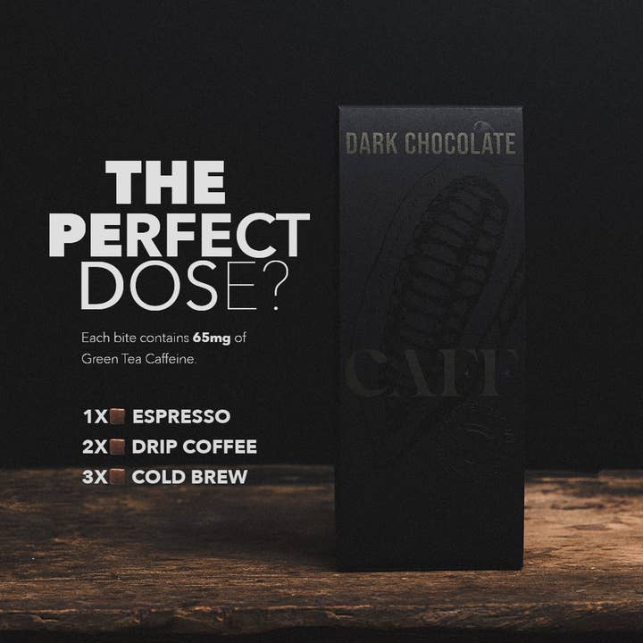 CAFF Energy - Wholesale Snack Bar - CAFF Energy Bite - Dark Chocolate (20 Bites)5