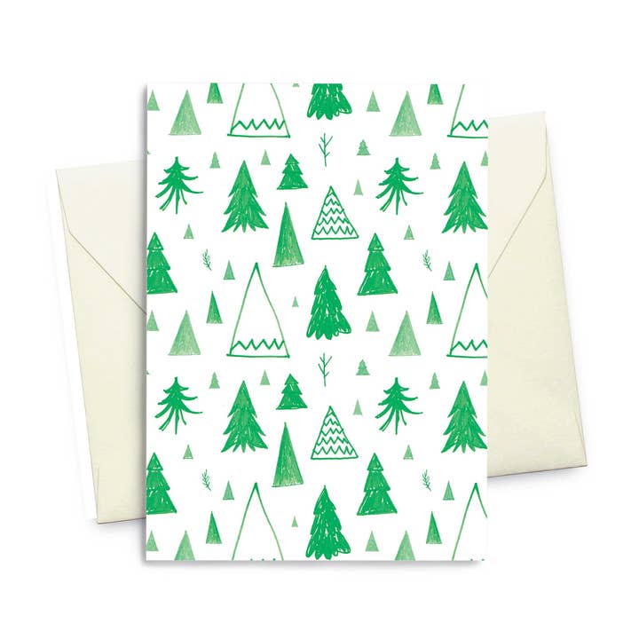 Paquet de cartes à motifs de sapin pour la vente par Plenilune