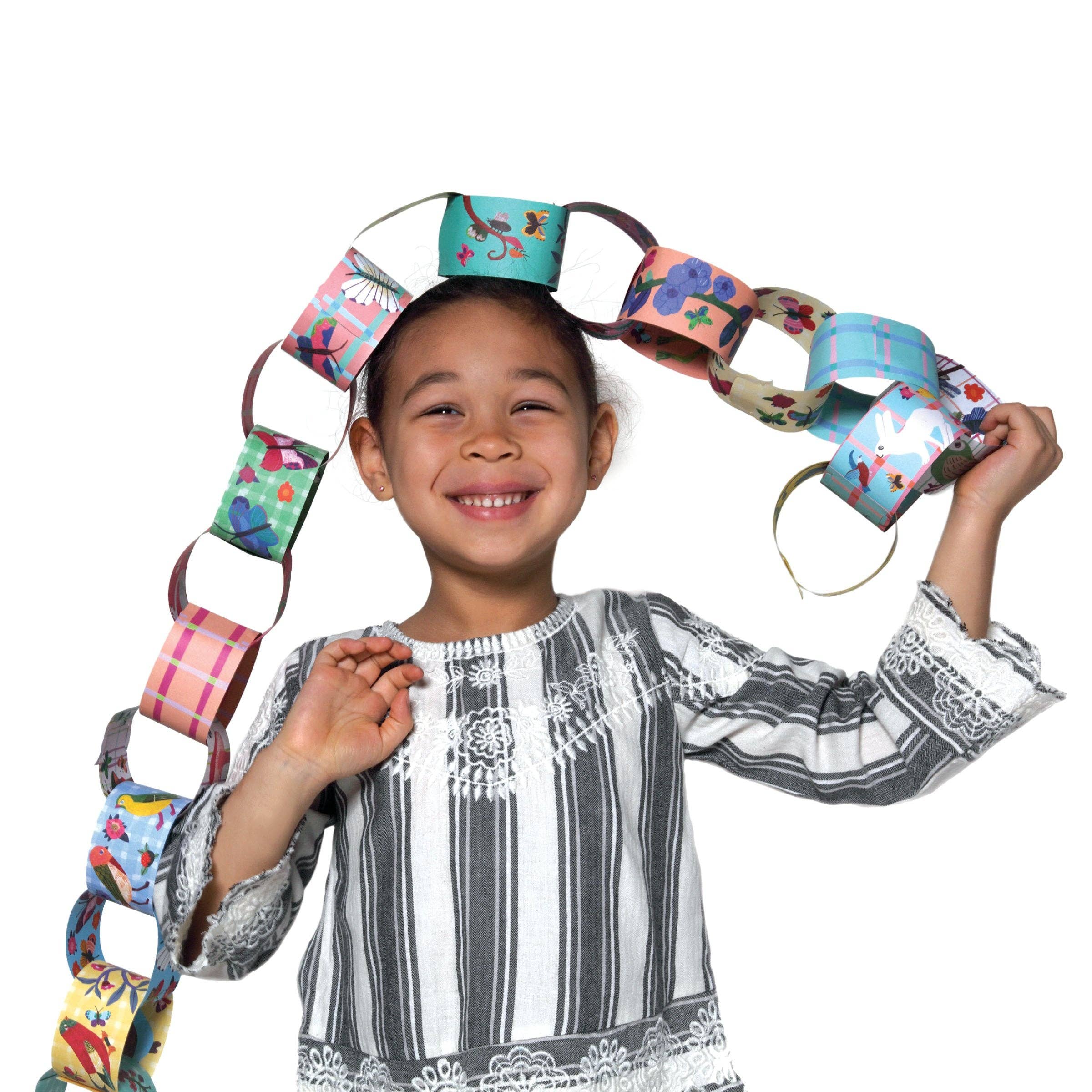 eeBoo - Wholesale DIY Craft Kit - Kids - Springtime Paper Chain2