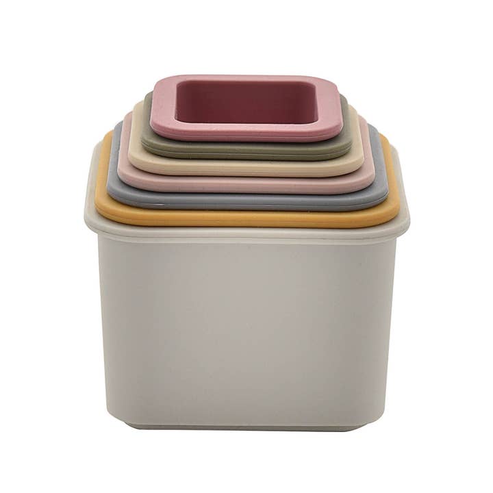 WIDDOP and Co. - Venta al por mayor Tarjetas de aprendizaje - Niños y bebés - Vasos apilables de silicona Bambino3