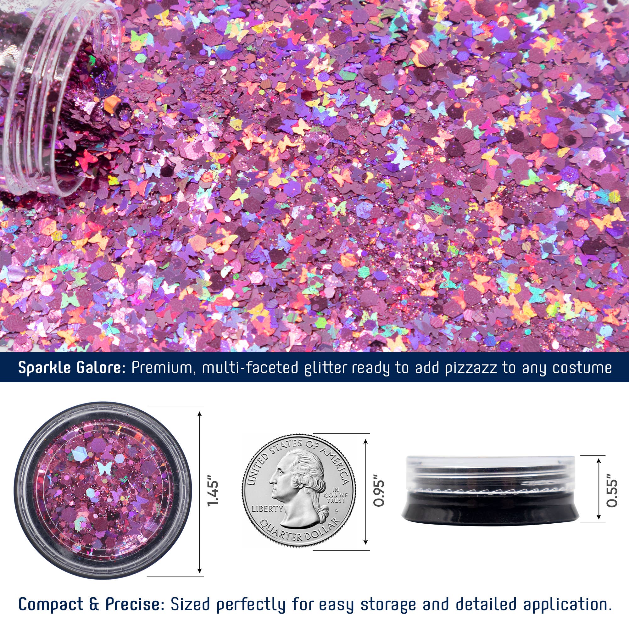 Funcredible - Wholesale Costume - Women's - Light Up Pink Alien Headband with Glitter - Alien Costume 2