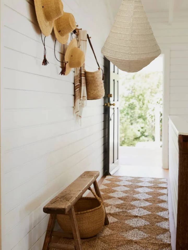 Linen Light Shade Diamant Natural 50cm for wholesale by Little Nordic Sol