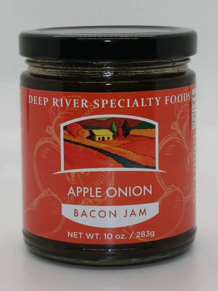 Apple Onion Bacon Jam for wholesale by Deep River Specialty Foods, LLC