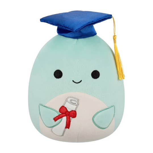 Squishmallow Graduation Plush Toy 8" Perry the Dolphin for wholesale by Authentic Street Signs