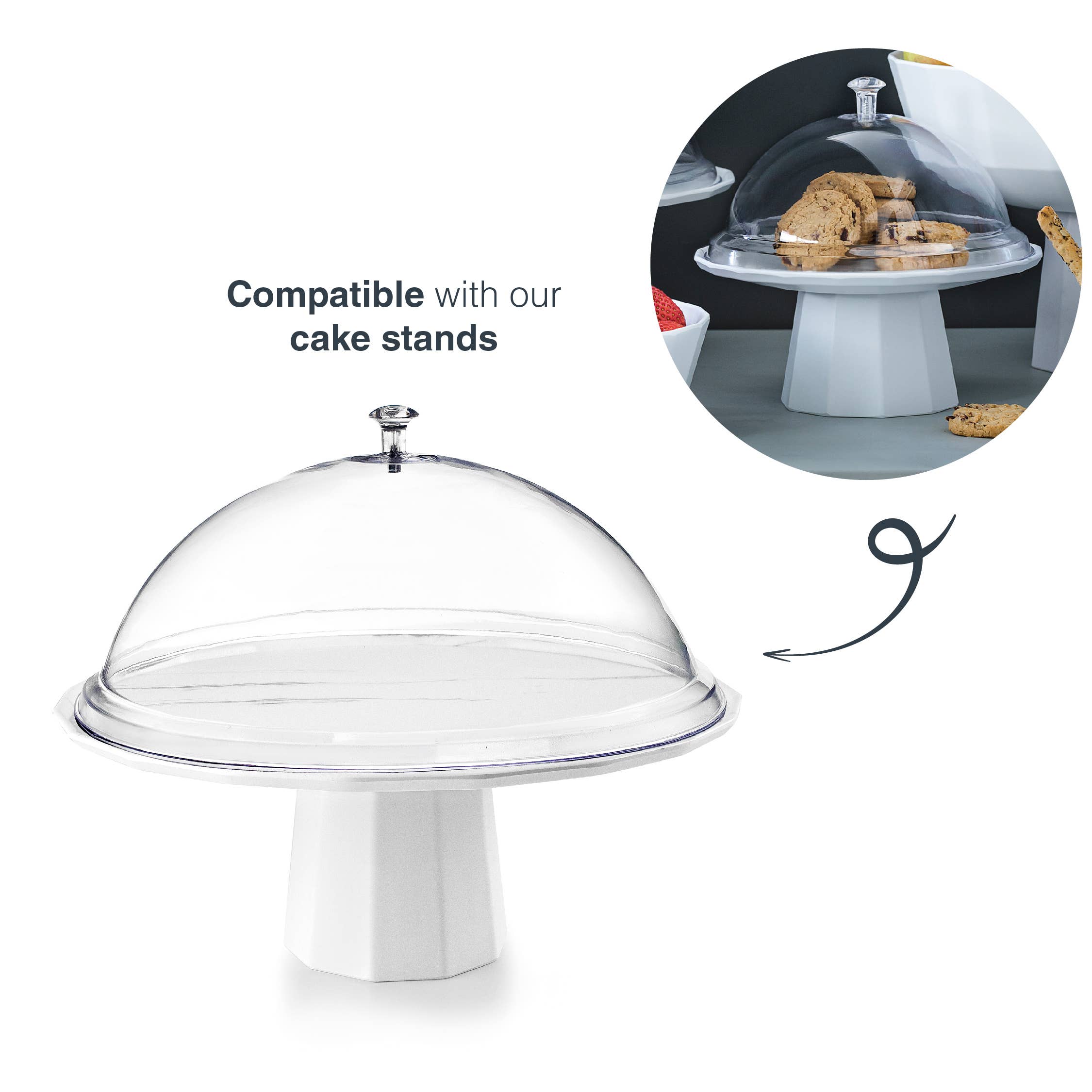 LACOR MENAJE PROFESIONAL S.L. - Wholesale Food Storage Container - Cake Cover Dome Ps 30Cm4