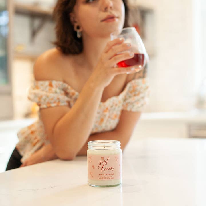 Austy Lou by Broken Top Brands - Wholesale Jar/Filled Candle - Girl Dinner 9oz Soy Candle5