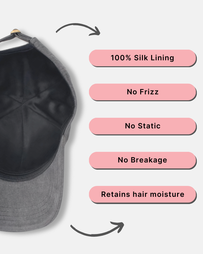The Big Silk - Wholesale Baseball Cap - Women's - Silk Lined Baseball Cap1