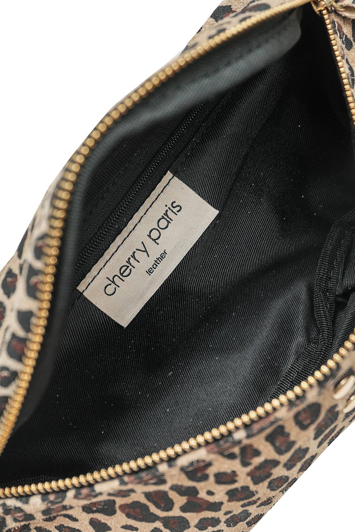 Cherry Paris – wholesale Midjeväska - Dam – NELLY LEOPARD midjeväska i leopardmönstrad mocka - 4061B9