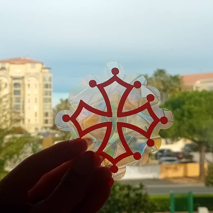 Sun catcher sun catcher sticker for wholesale by La baleine qui embosse