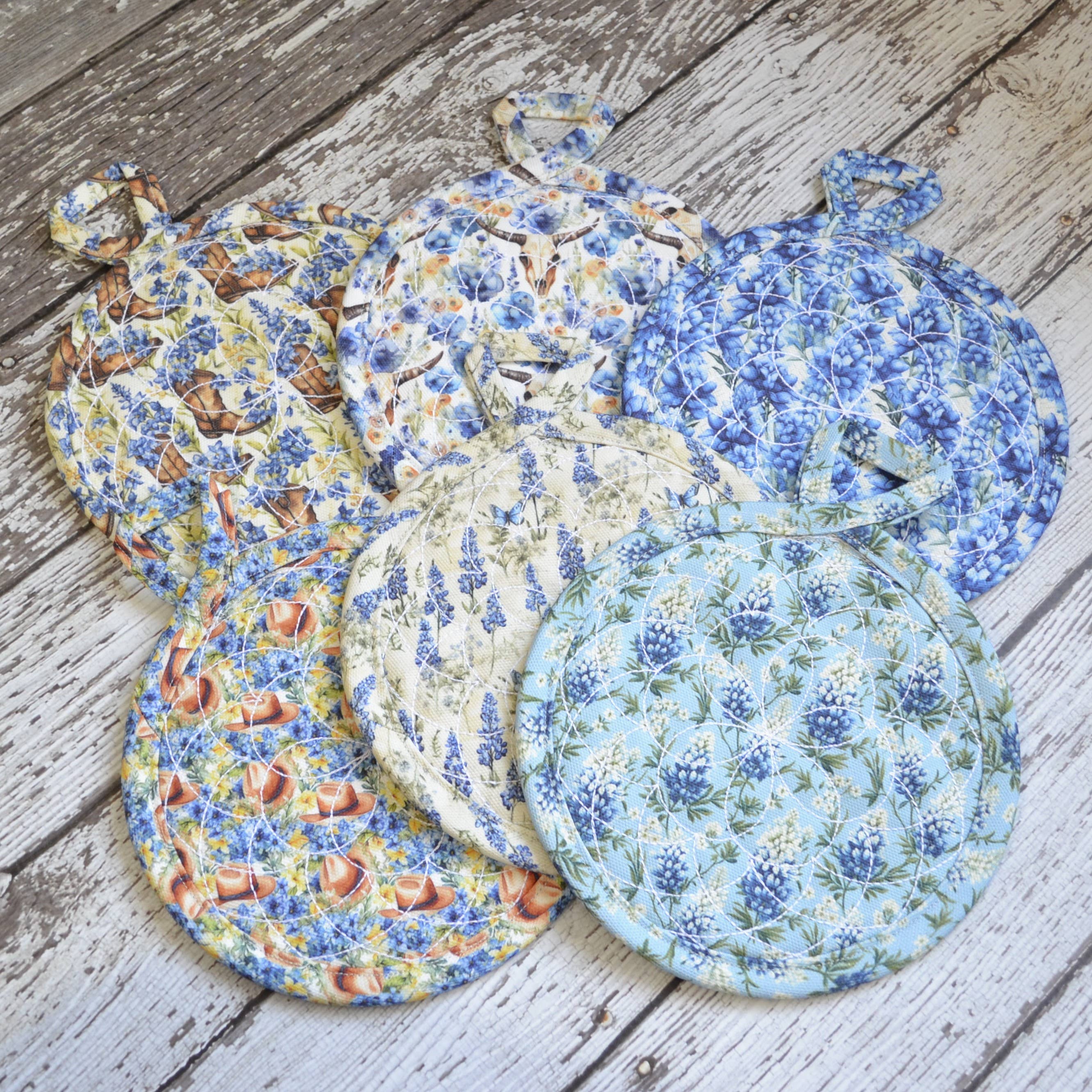 SewMuchMoreStore - Wholesale Tea Towel - TX - Blue Bonnet Collection26