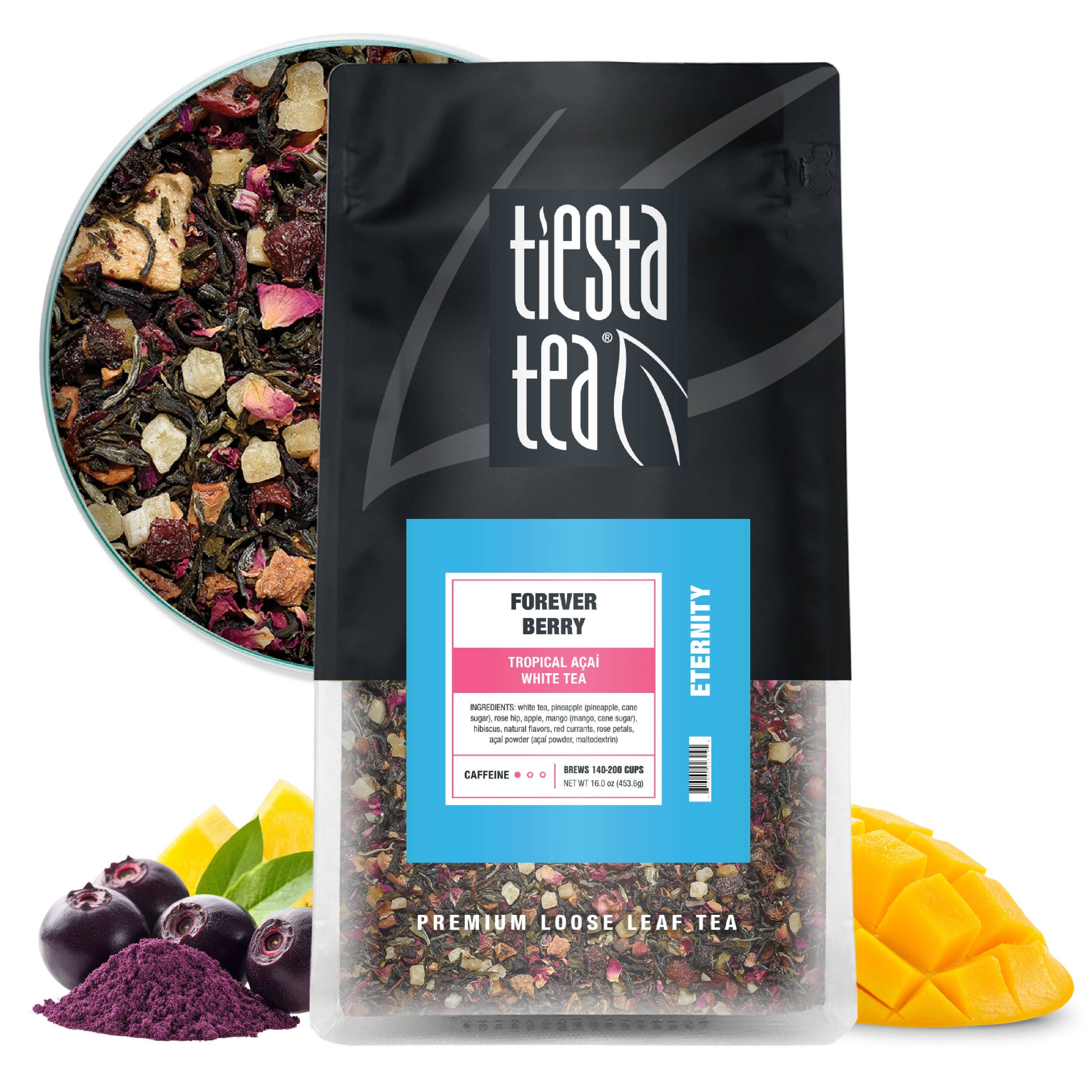 Tiesta Tea Company (loose leaf teas & accessories) - Vente Thé en vrac - Forever Berry - Thé Blanc Tropical Açaï1