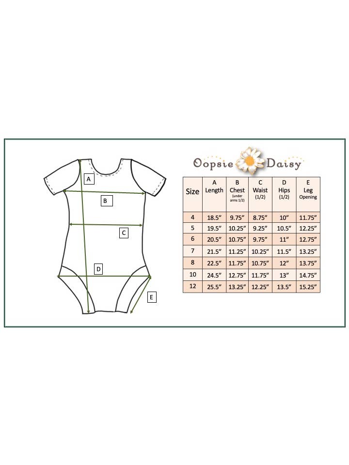Oopsie Daisy - Wholesale Leotard - Kids - Kids Retro Smiley Face Checkered Dance Gymnastics Leotard