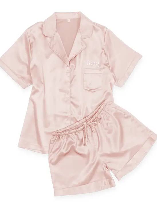 Weddingstar Inc. - Wholesale Sleepwear Set - Women's - Women's Satin Pajama Sleepwear Set - 3 Available Colors