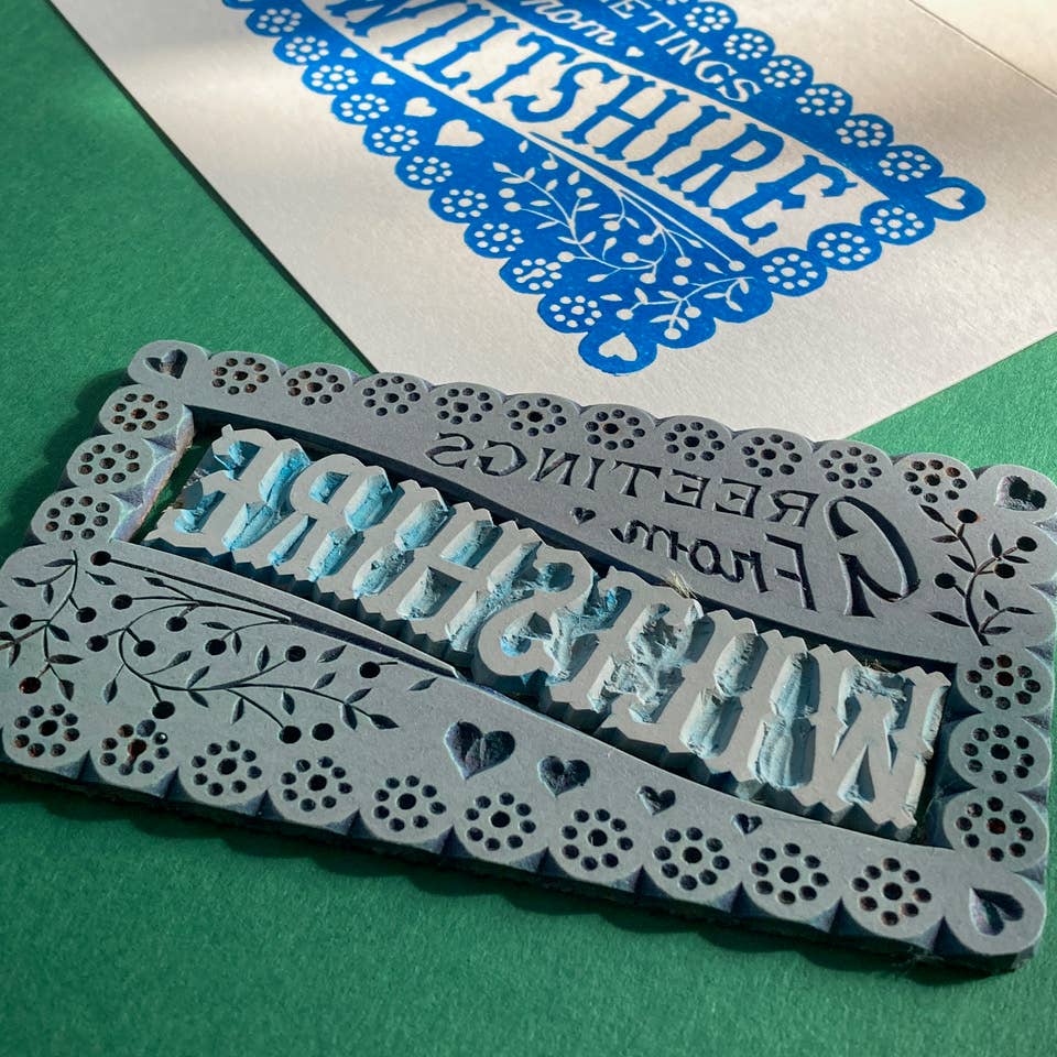 Pressed and Folded - Wholesale Everyday Greeting Card - Greetings From... YOUR TOWN! Card4