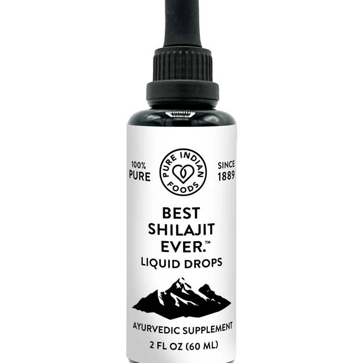 Pure Indian Foods - Wholesale Oral Supplement/Vitamin - Shilajit Liquid Drops - 2 fl oz