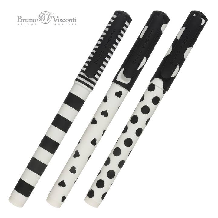 BV by Bruno Visconti - Wholesale Pen - DreamWrite - Hearts, Dots and Stripes Pens