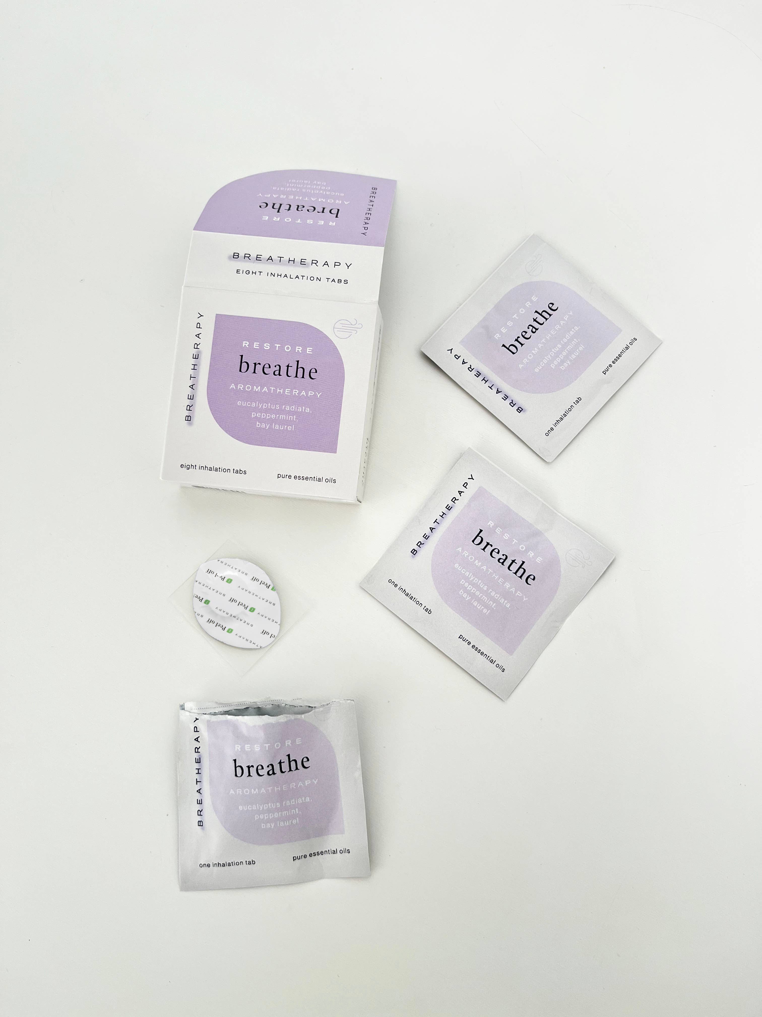 Breatherapy - Wholesale Aromatherapy Inhaler - BREATHE Aroma Patches: Congestion Respiratory Relief (8-ct.)5