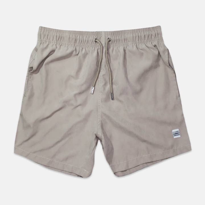 Sand Solid Swim Short for wholesale by Azul Siete