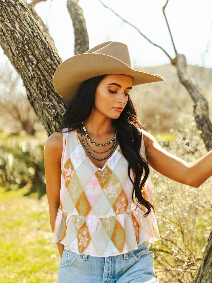 2 Fly Co - Wholesale Tank Top - Women's - PREPPY PONY2