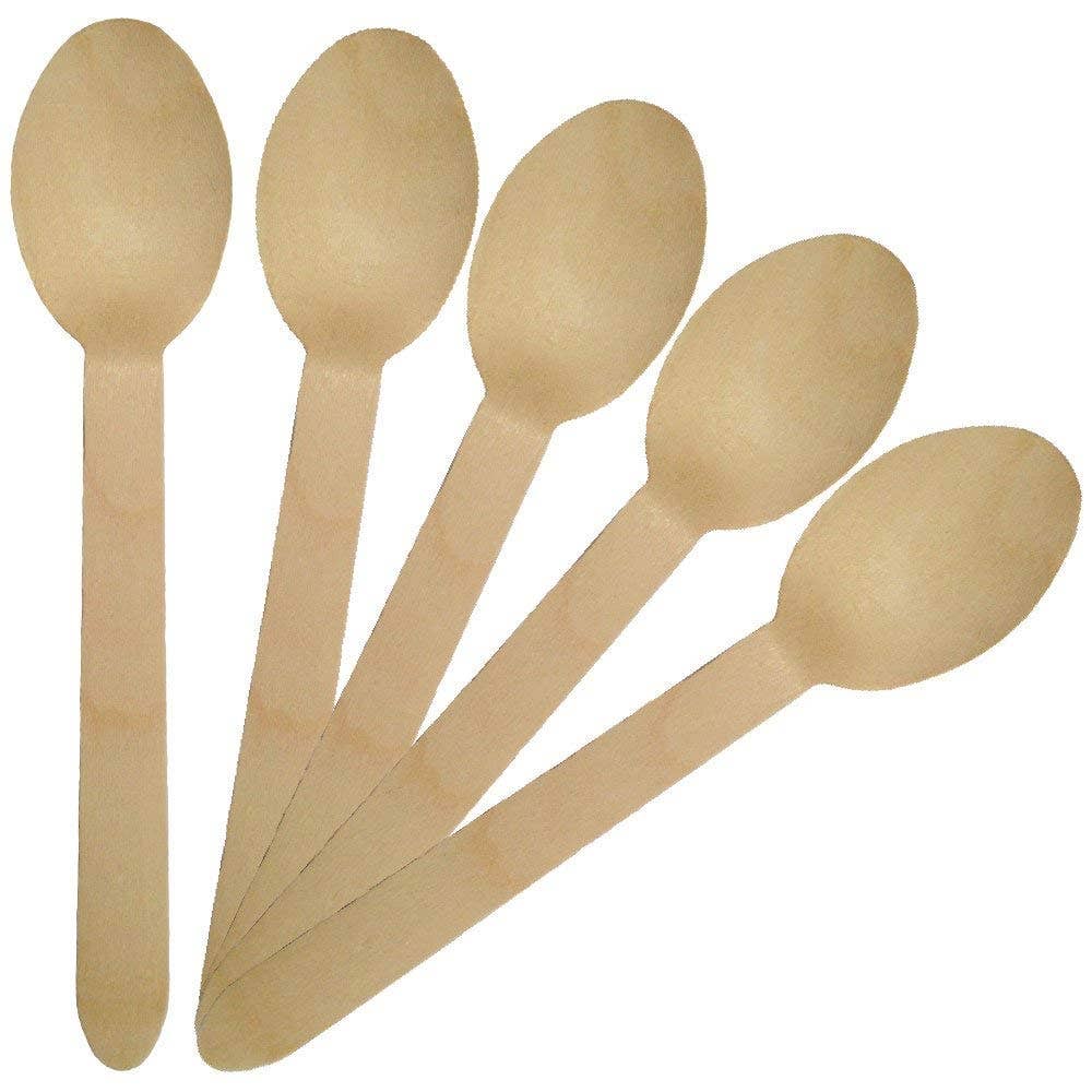 Karmic Seed - Wholesale Assorted Cutlery Set - Birchwood Disposable Cutlery - Pack of 1001
