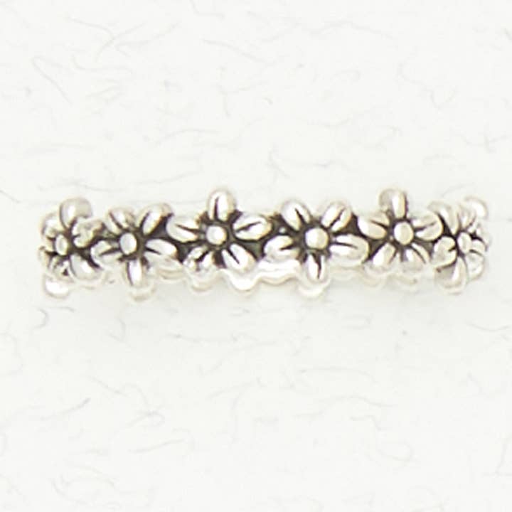 Bague en argent sterling - Bracelet floral pour la vente par Nirvana LLC