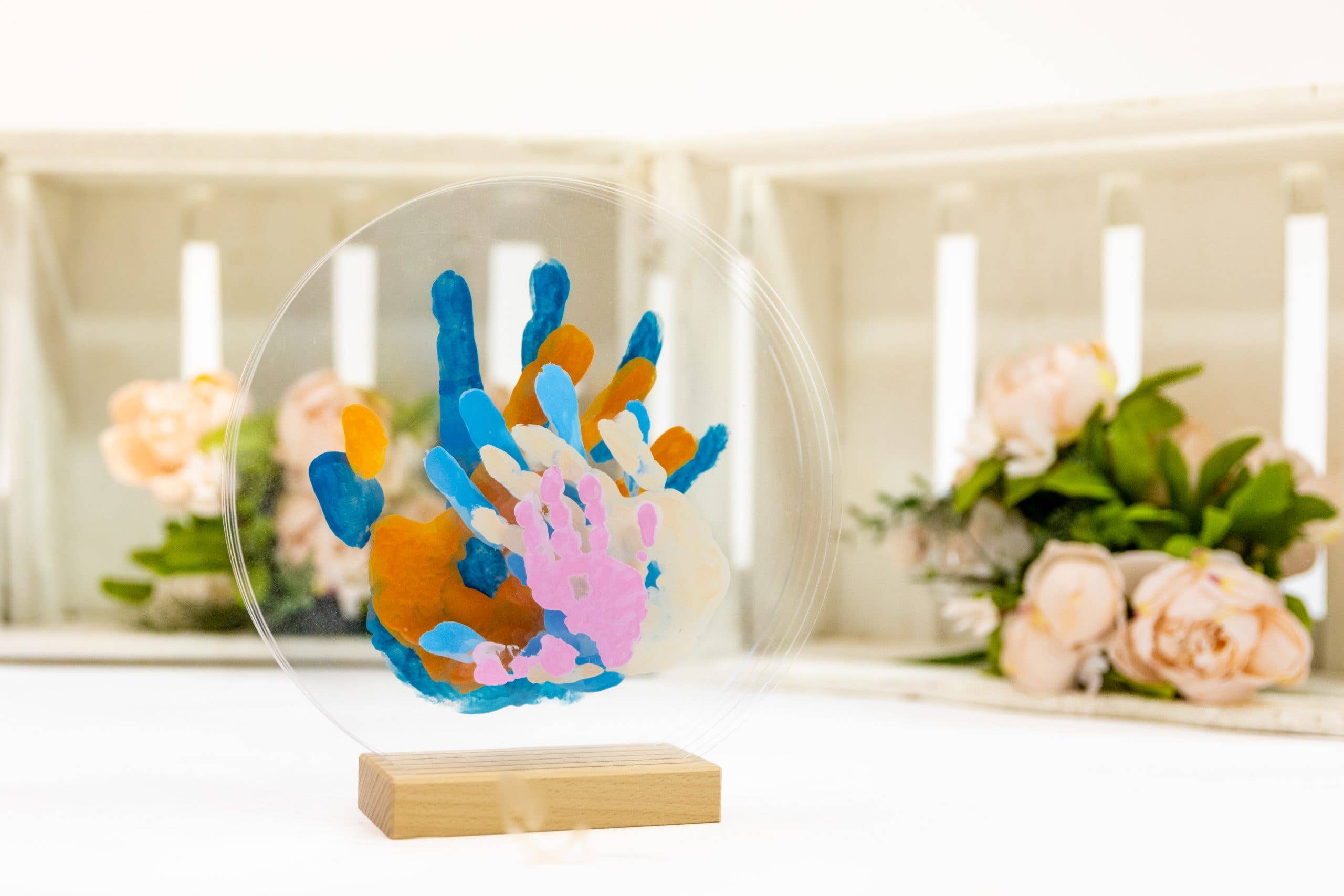 LouYou - Vendita all'ingrosso Confezioni regalo - Kit Impronte delle mani per 5 Pastello - Scatola Nascita6