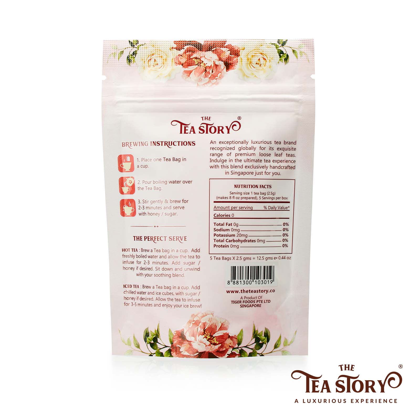 The Tea Story - Wholesale Tea Bags - Royal Earl Grey Tea Pouch1