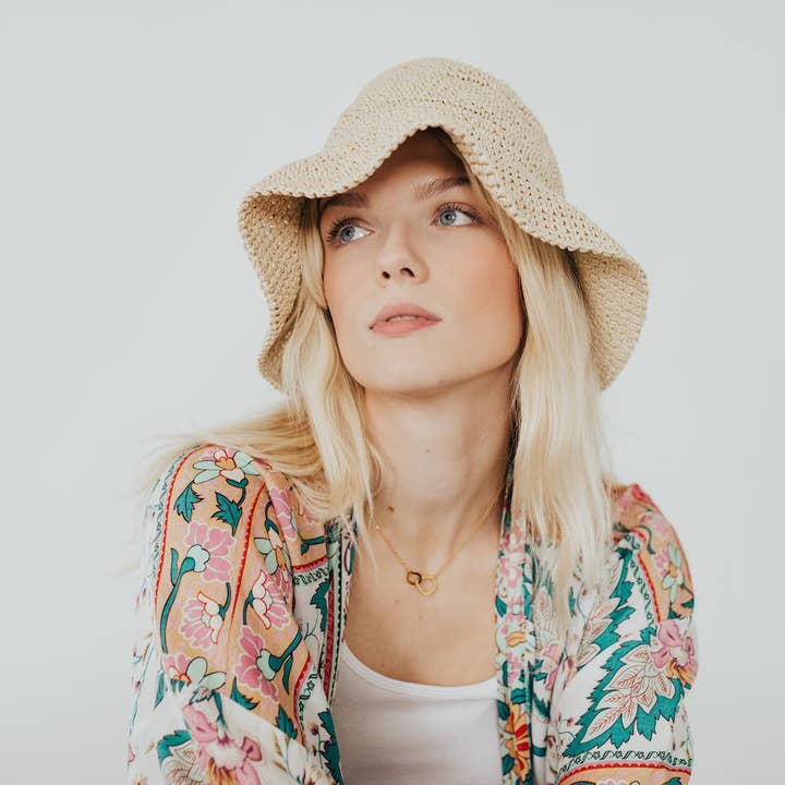 Pretty Simple - Wholesale Straw Hat - Women's - Sanibel Beach Hat