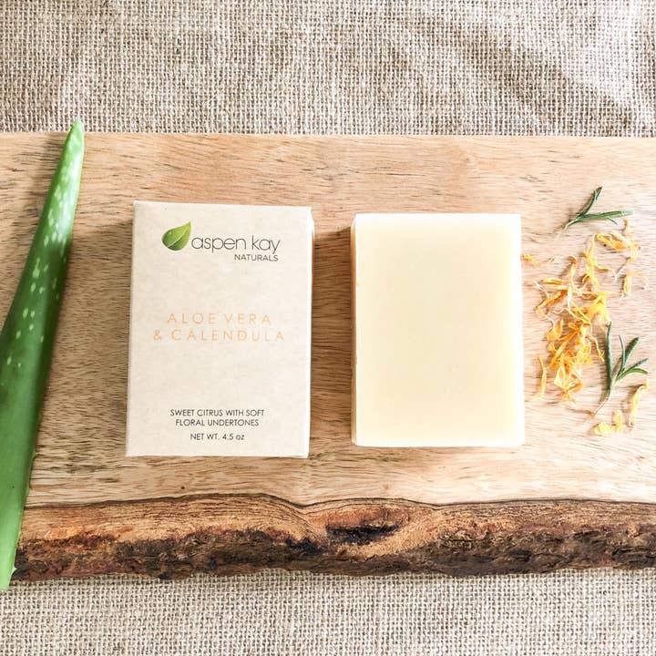 Aspen Kay Naturals - Wholesale Bar Soap - Aloe Vera & Calendula - Bar Soap3