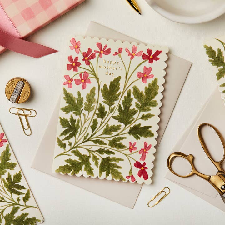 Wanderlust Paper Co - Wholesale Mother's Day Card - Flora 'Happy Mother's Day' Card0