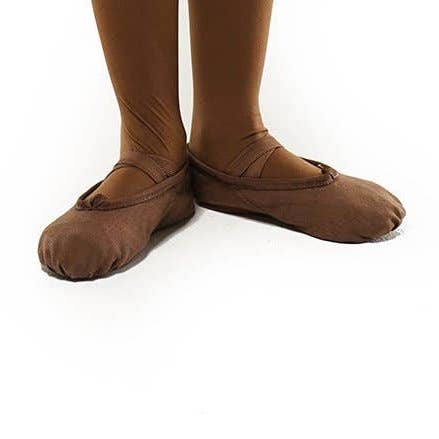 Sapatilha de balé de lona elástica (50 pares) Fleshtone por atacado de Blendz Apparel - UK