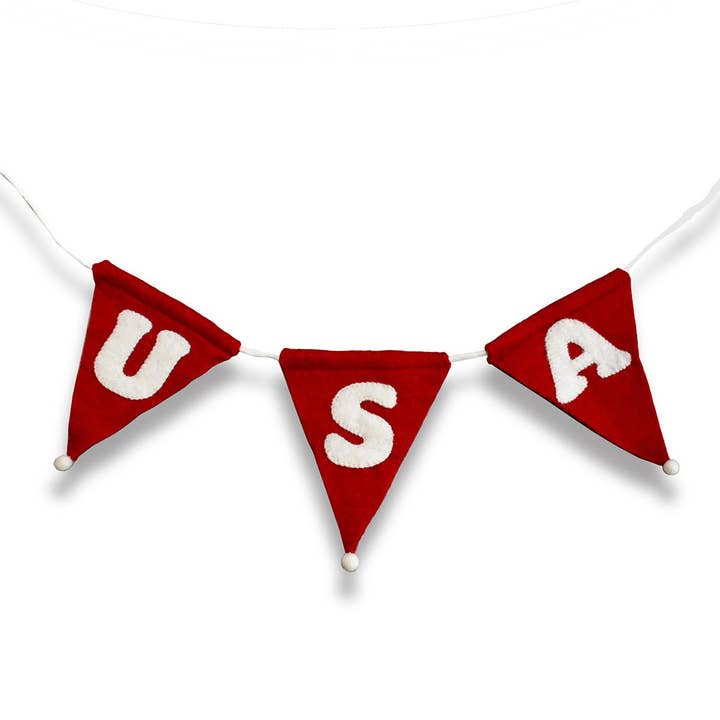 BNB Crafts Inc. - Wholesale Banner - 4th of July Felted USA Banner