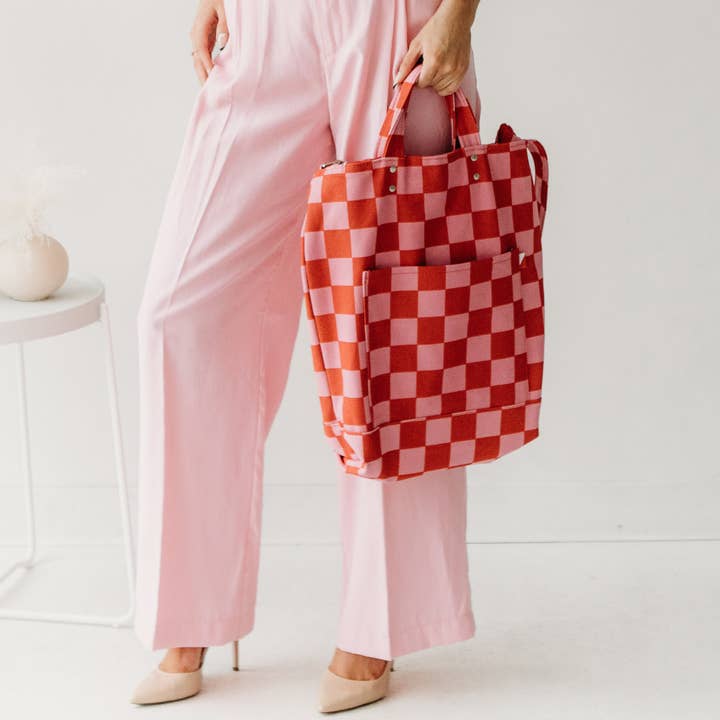 Canvas laptoptas voor woon-werkverkeer voor wholesale door ShoreBags