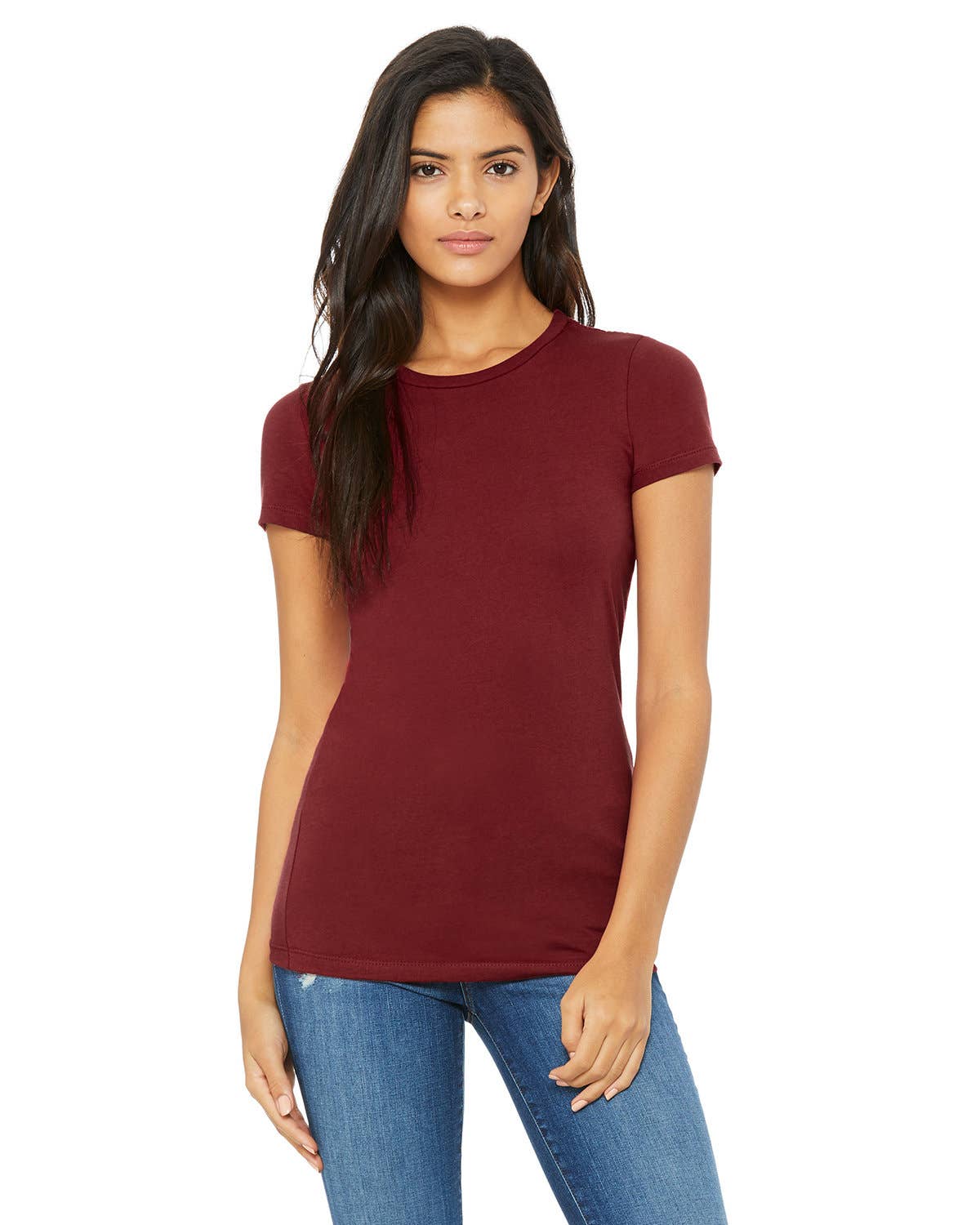 Total Apparel - Wholesale T-Shirt - Women's - Bella + Canvas 6004 - Ladies' Slim Fit T-Shirt20