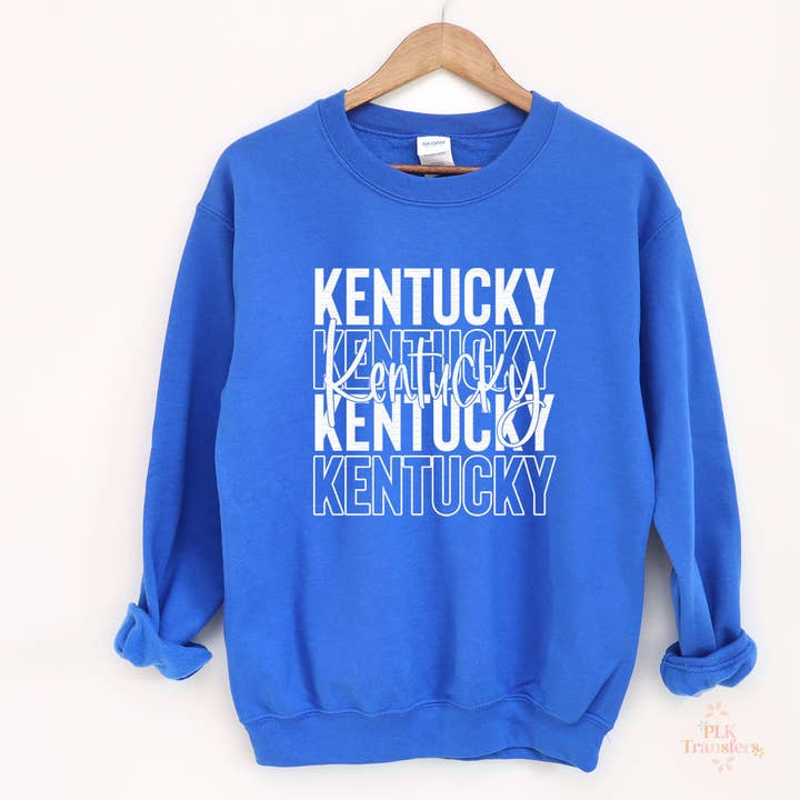 Kentucky Layered | Screen Print Transfer | - SINGLE COLOR for wholesale by PLK Transfers